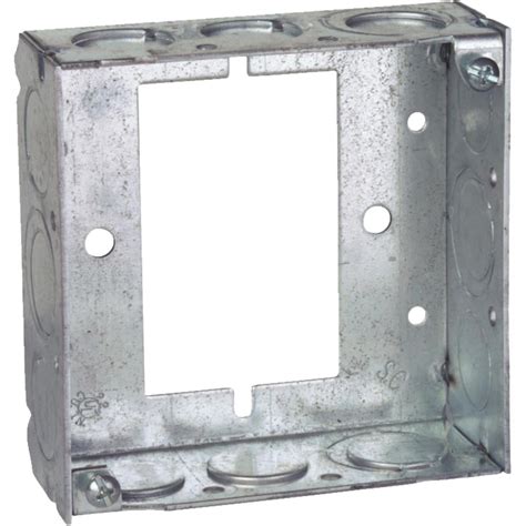 steel city 531511234ub 4 in steel square box extension ring|ABB (Thomas And Betts) 531511234UB 4 In. Square Extension .